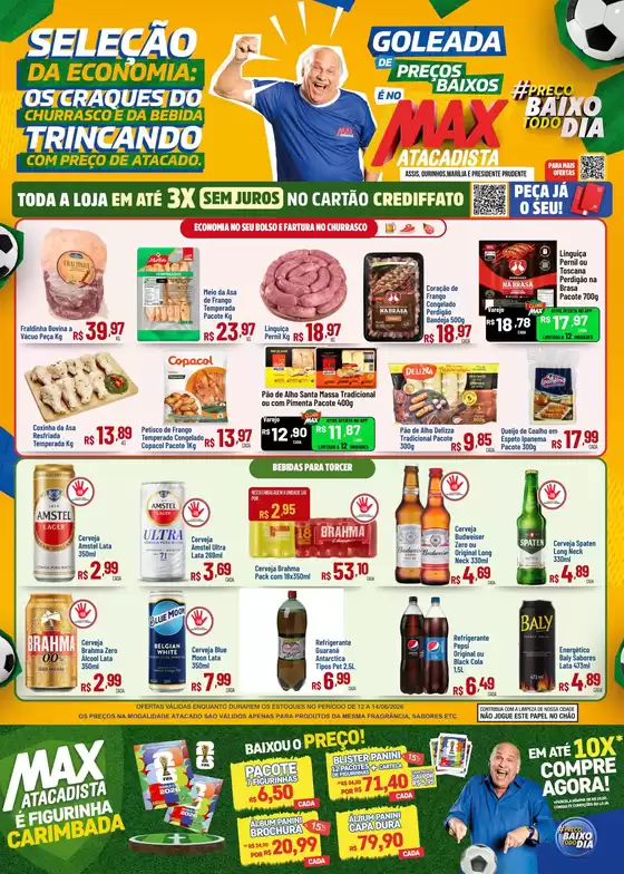 Catálogo Max Atacadista | Economize agora com nossas ofertas | 2026-06-12T00:00:00.000Z - 2026-06-14T00:00:00.000Z