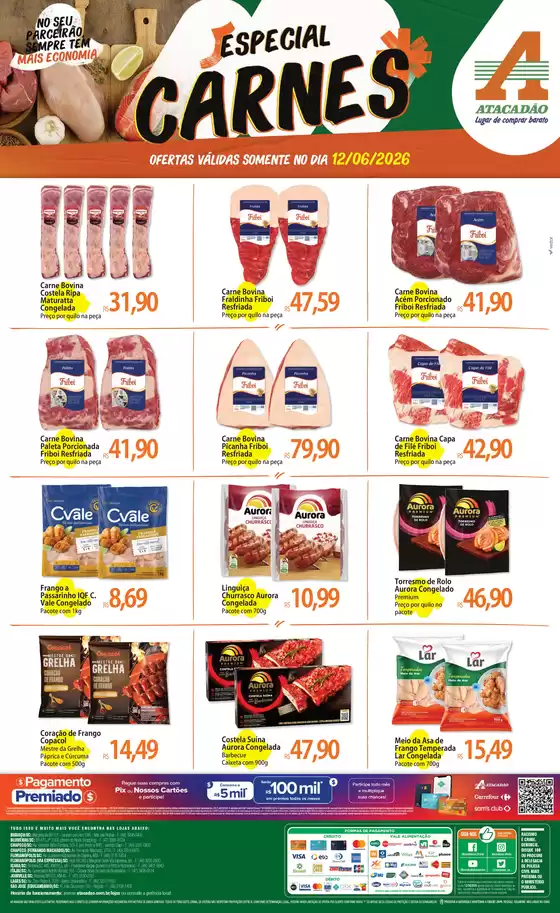 Catálogo Atacadão | Atacadão - Carnes | 2026-06-12T00:00:00.000Z - 2026-06-12T00:00:00.000Z