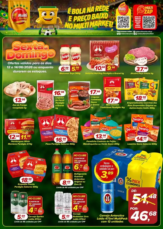 Catálogo Rede Multi Market | Encarte Rede Multi Market | 2026-06-12T00:00:00.000Z - 2026-06-14T00:00:00.000Z