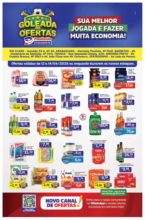 Catálogo Paulistão Atacadista | Encarte Paulistão Atacadista | 2026-06-12T00:00:00.000Z - 2026-06-14T00:00:00.000Z