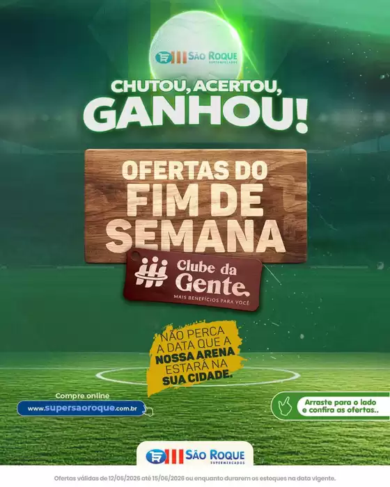 Catálogo São Roque Supermercados | Melhores ofertas para todos os clientes | 2026-06-12T00:00:00.000Z - 2026-06-15T00:00:00.000Z