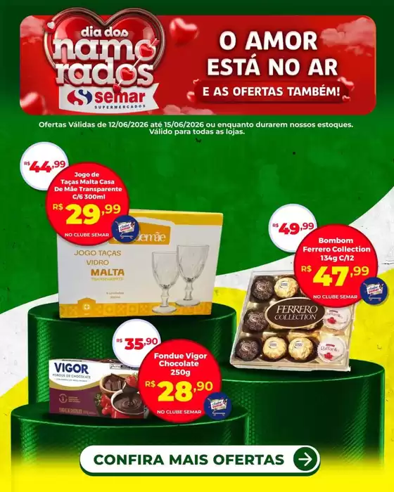 Catálogo Semar Supermercado | Pechinchas e ofertas atuais | 2026-06-12T00:00:00.000Z - 2026-06-15T00:00:00.000Z
