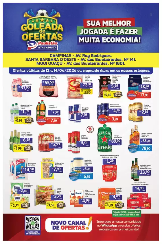 Catálogo Paulistão Atacadista | Ofertas e promoções atuais | 2026-06-12T00:00:00.000Z - 2026-06-14T00:00:00.000Z