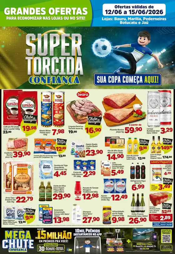 Catálogo Confiança Supermercados | Tabloide rede 1206 2026 WPP | 2026-06-12T00:00:00.000Z - 2026-06-15T00:00:00.000Z