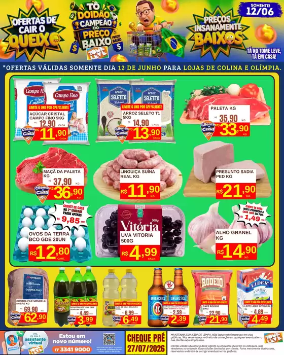 Catálogo Tome Leve | Nossas melhores ofertas para você | 2026-06-12T00:00:00.000Z - 2026-06-12T00:00:00.000Z