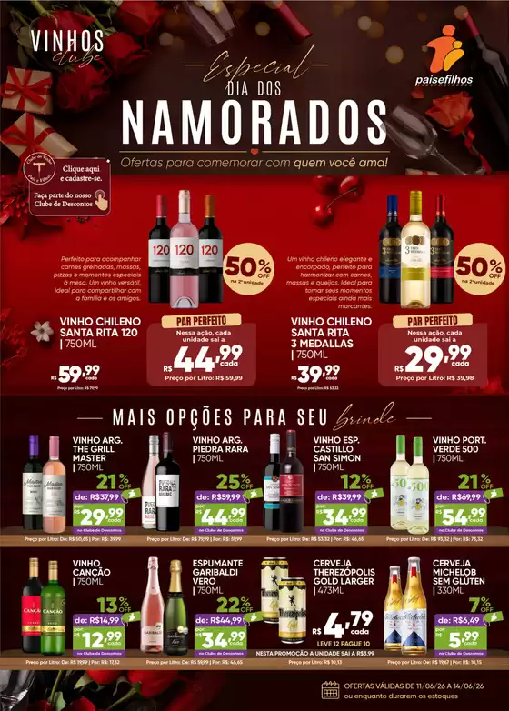 Catálogo Pais e Filhos Supermercados | PF 4449 09 06 26 Vinho Namorados 1 | 2026-06-11T00:00:00.000Z - 2026-06-14T00:00:00.000Z