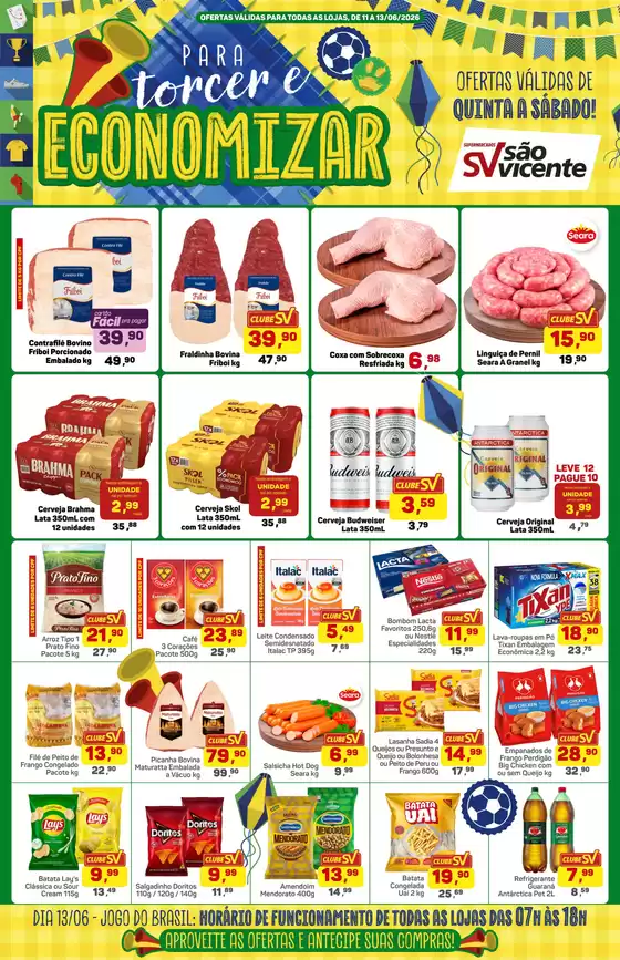 Catálogo Supermercados São Vicente | Ofertas especiais para você | 2026-06-11T00:00:00.000Z - 2026-06-13T00:00:00.000Z