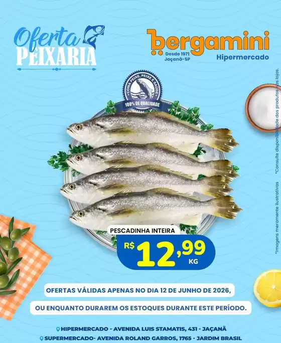 Catálogo Supermercado Bergamini | Ofertas exclusivas para nossos clientes | 2026-06-12T00:00:00.000Z - 2026-06-12T00:00:00.000Z
