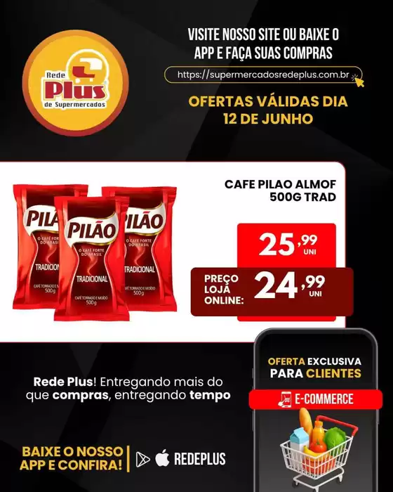 Catálogo Rede Plus Supermercados | Encarte Rede Plus Supermercados | 2026-06-12T00:00:00.000Z - 2026-06-12T00:00:00.000Z