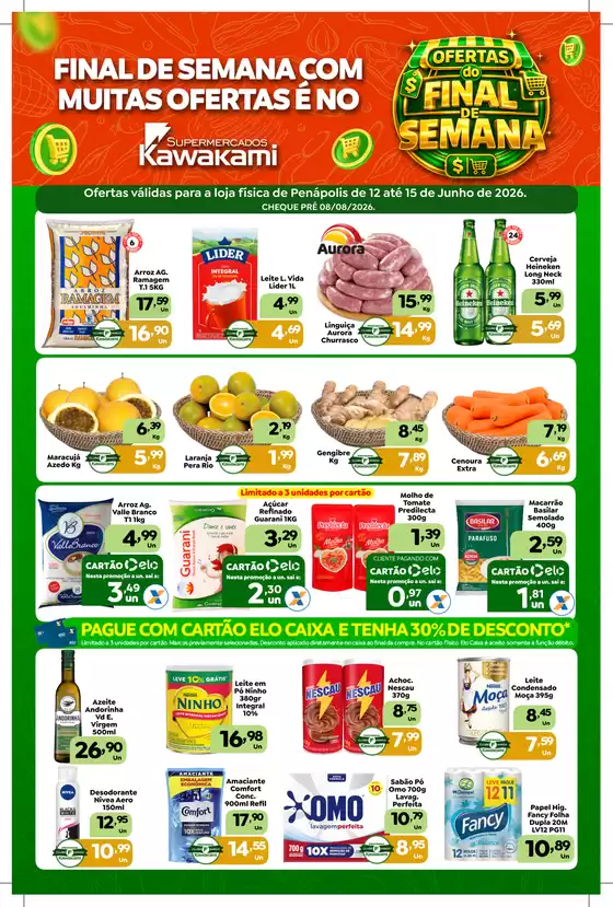 Catálogo Supermercados Kawakami | Ofertas - Penápolis | 2026-06-12T00:00:00.000Z - 2026-06-15T00:00:00.000Z