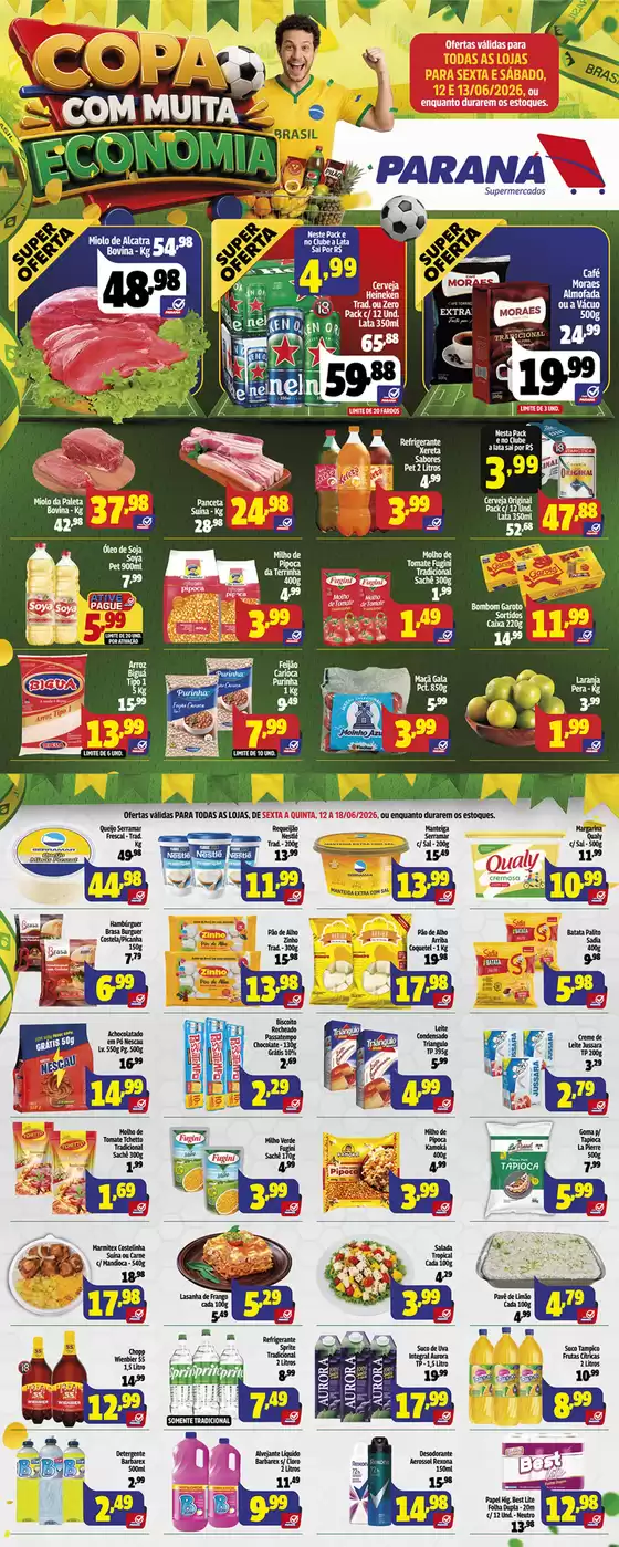 Catálogo Paraná Supermercados | Melhores ofertas para todos os caçadores de pechinchas | 2026-06-12T00:00:00.000Z - 2026-06-18T00:00:00.000Z