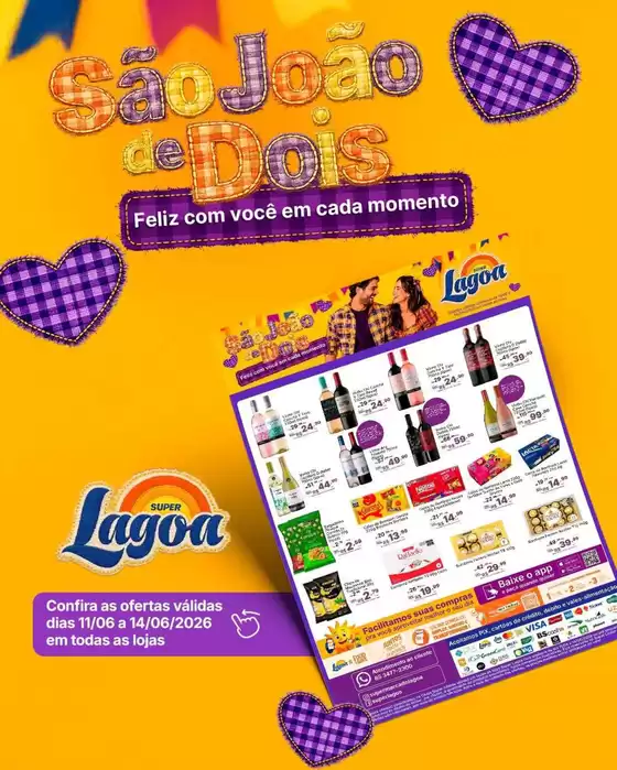 Catálogo Super Lagoa | Descubra ofertas atraentes | 2026-06-11T00:00:00.000Z - 2026-06-14T00:00:00.000Z