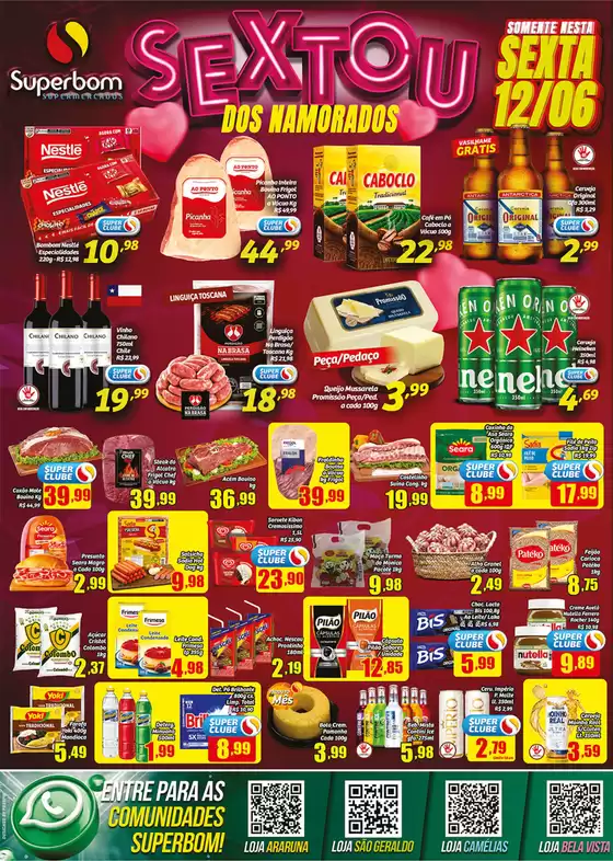Catálogo Superbom Supermercados | Ofertas exclusivas para nossos clientes | 2026-06-12T00:00:00.000Z - 2026-06-12T00:00:00.000Z
