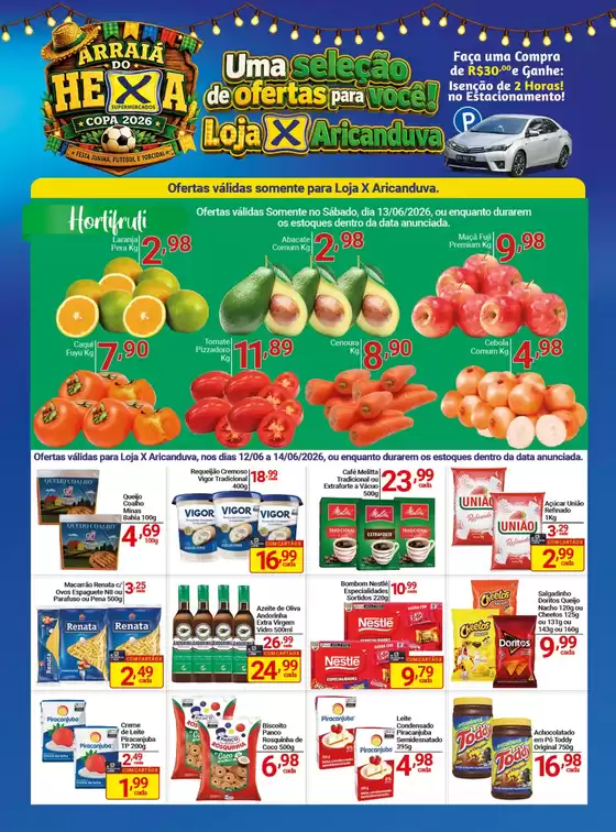 Catálogo X Supermercados | Ótima oferta para caçadores de pechinchas | 2026-06-12T00:00:00.000Z - 2026-06-14T00:00:00.000Z