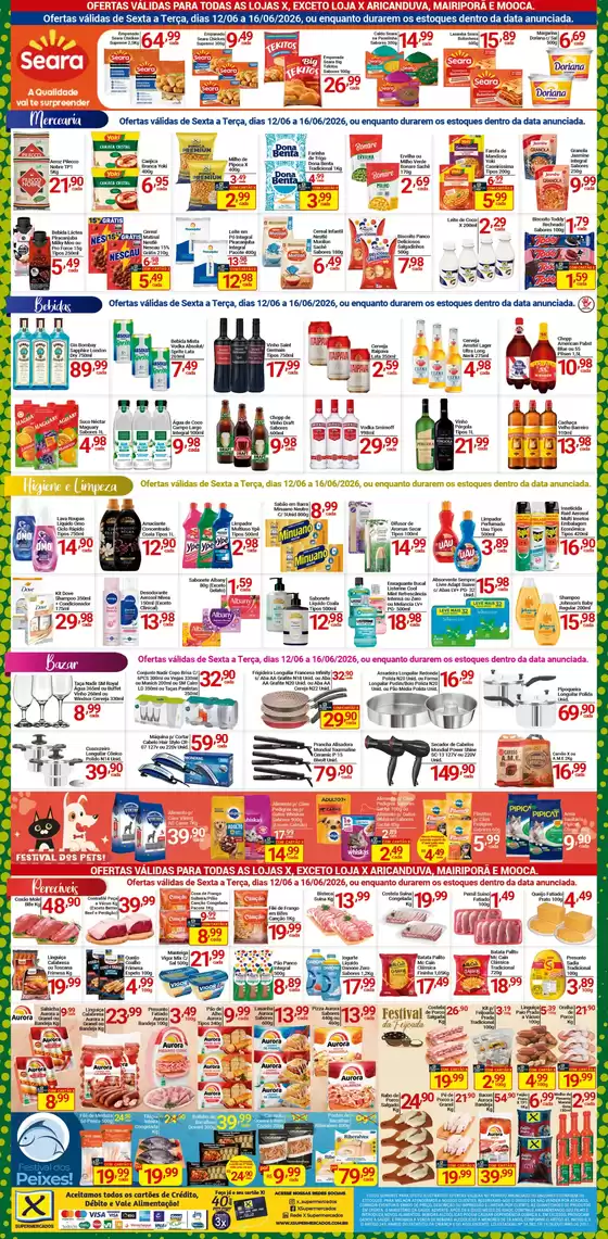 Catálogo X Supermercados | Economize agora com nossas ofertas | 2026-06-12T00:00:00.000Z - 2026-06-16T00:00:00.000Z