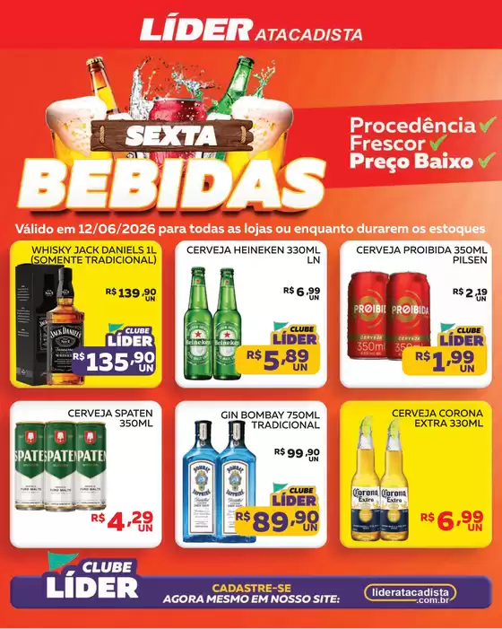 Catálogo Líder Atacadista | Cópia encarte sexta das carnes e be | 2026-06-12T00:00:00.000Z - 2026-06-12T00:00:00.000Z