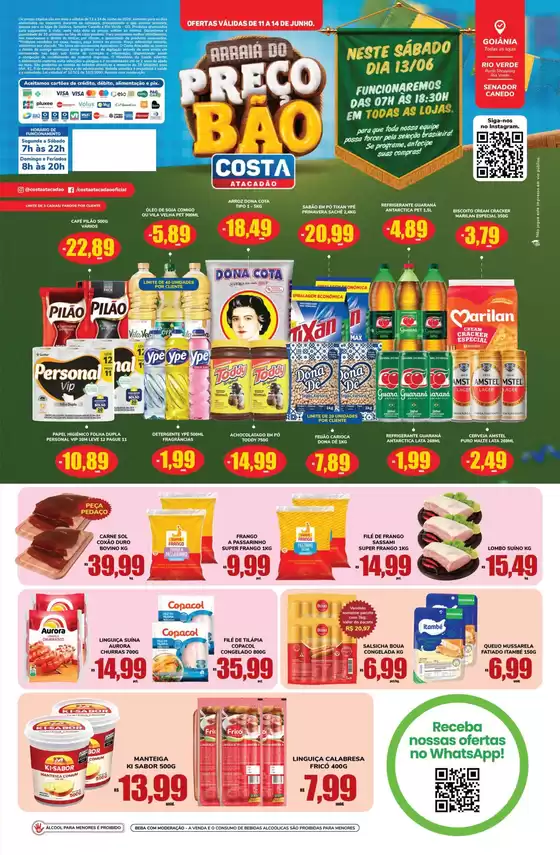 Catálogo Costa Atacadão | Ótima oferta para todos os clientes | 2026-06-11T00:00:00.000Z - 2026-06-14T00:00:00.000Z