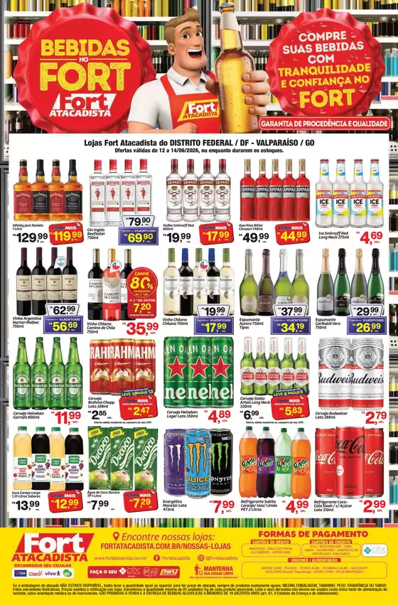 Catálogo Fort Atacadista | DF FORT Especial Bebidas 12 a 14 JUN 26 | 2026-06-12T00:00:00.000Z - 2026-06-14T00:00:00.000Z