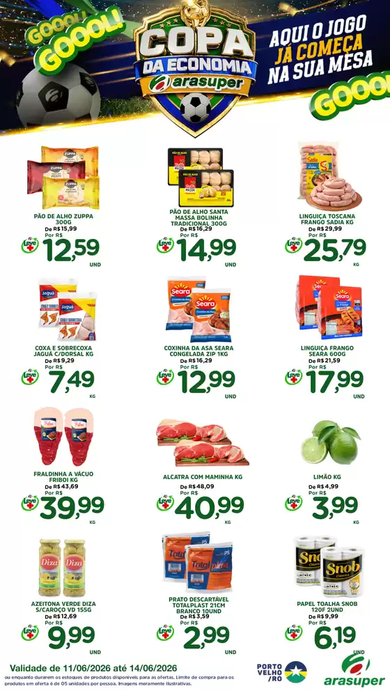Catálogo Araújo Supermercados | EXCLUSIVA DE COPA | 2026-06-11T00:00:00.000Z - 2026-06-14T00:00:00.000Z