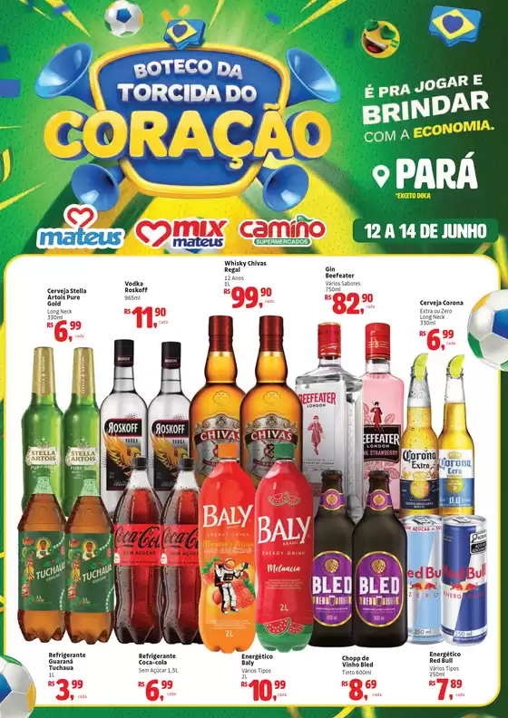 Catálogo Supermercados Mateus em Igarapé-Miri | Boteco Da Copa | 2026-06-12T00:00:00.000Z - 2026-06-14T00:00:00.000Z