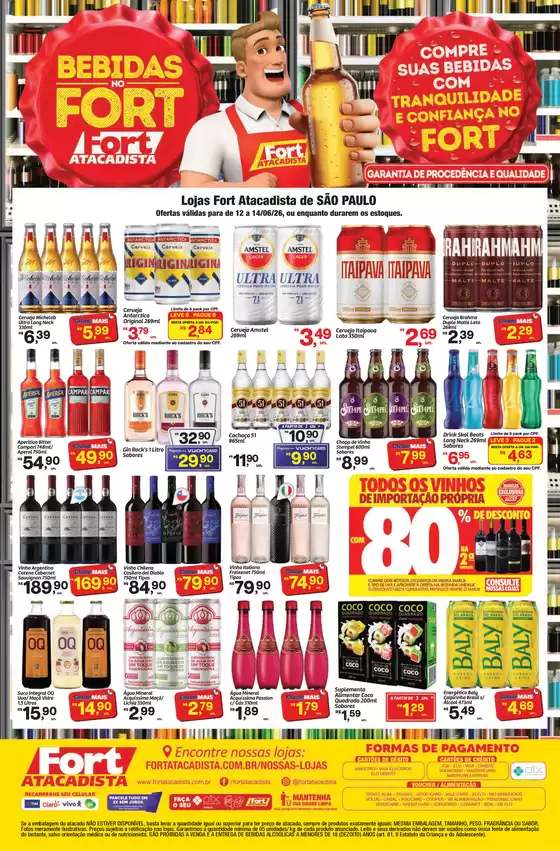 Catálogo Fort Atacadista | SP Fort Especial Bebidas 12 a 14 JUN 26 | 2026-06-12T00:00:00.000Z - 2026-06-14T00:00:00.000Z