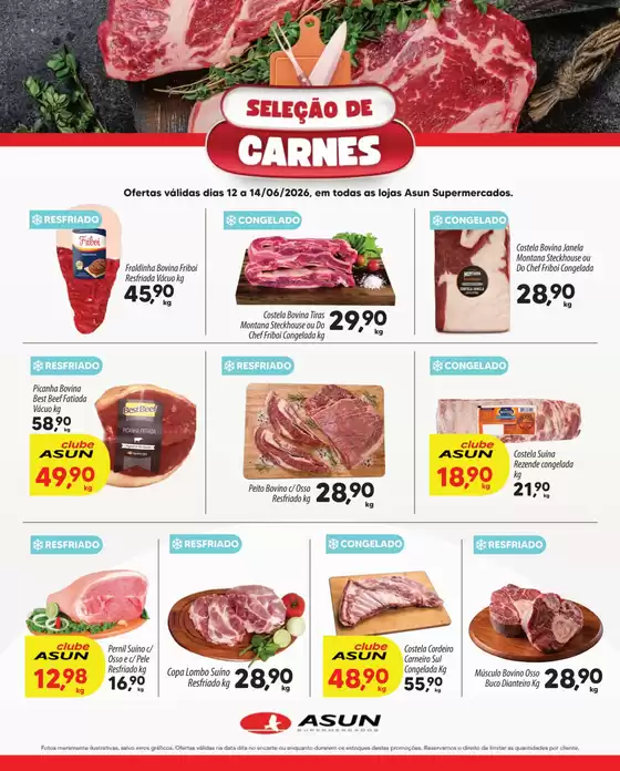 Catálogo Asun | Seleção de Carnes | 2026-06-12T00:00:00.000Z - 2026-06-14T00:00:00.000Z