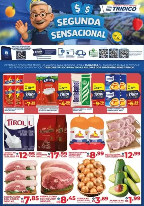 Catálogo Supermercados Tridico | Segunda Sensacional | 2026-06-15T00:00:00.000Z - 2026-06-15T00:00:00.000Z