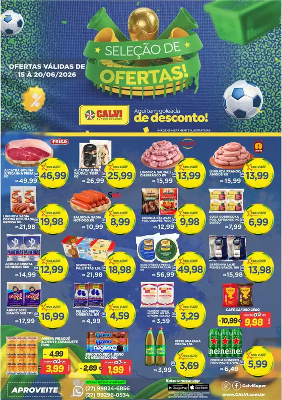 Catálogo Calvi Supermercados | Seleção Ofertas | 2026-06-15T00:00:00.000Z - 2026-06-20T00:00:00.000Z