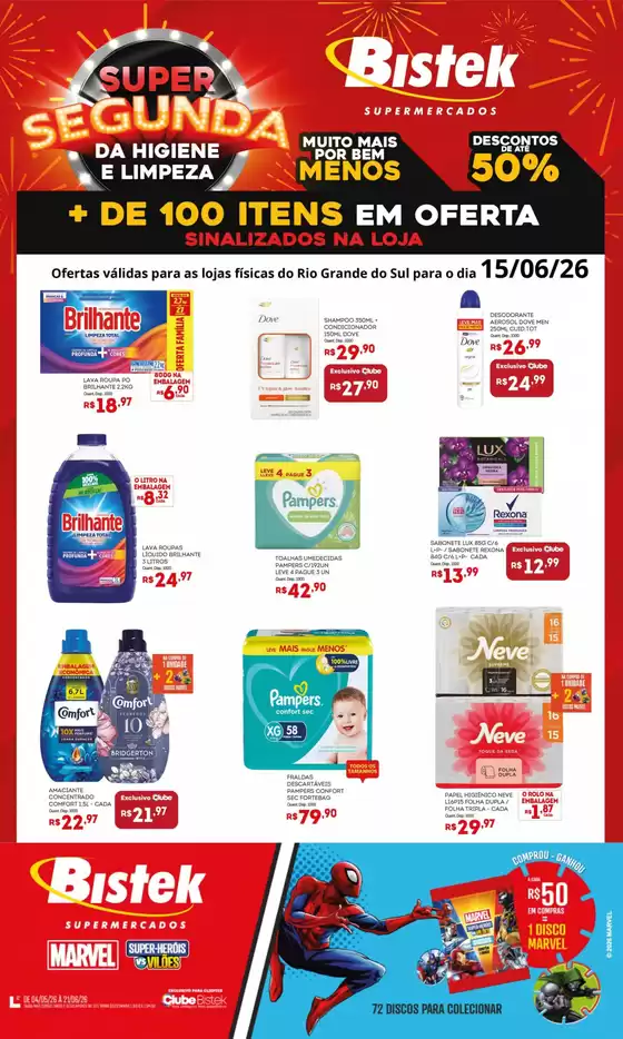 Catálogo Bistek Supermercados | Descontos e promoções | 2026-06-15T00:00:00.000Z - 2026-06-15T00:00:00.000Z