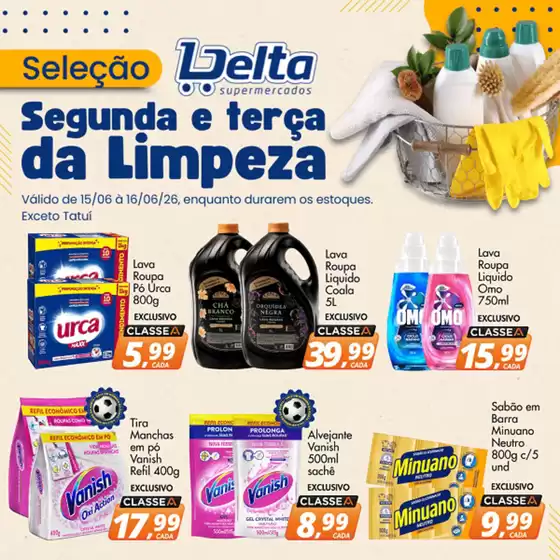 Catálogo Delta Supermercados | Melhores ofertas e descontos | 2026-06-15T00:00:00.000Z - 2026-06-16T00:00:00.000Z