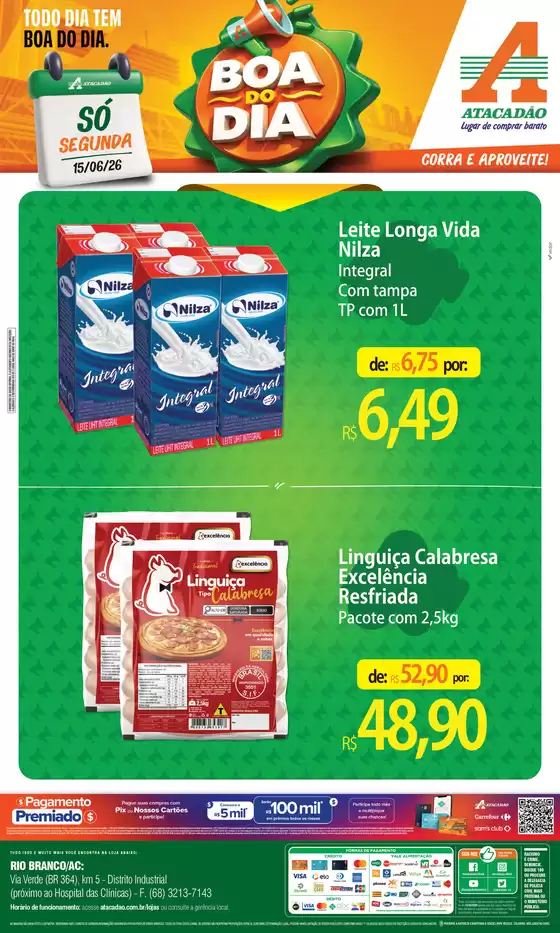 Catálogo Atacadão | Atacadão - Boa do Dia | 2026-06-15T00:00:00.000Z - 2026-06-15T00:00:00.000Z