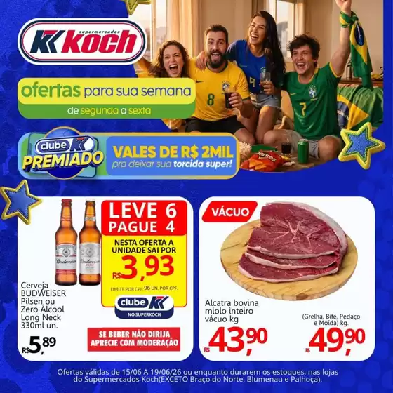 Catálogo Supermercados Koch | Ofertas exclusivas e pechinchas | 2026-06-15T00:00:00.000Z - 2026-06-19T00:00:00.000Z