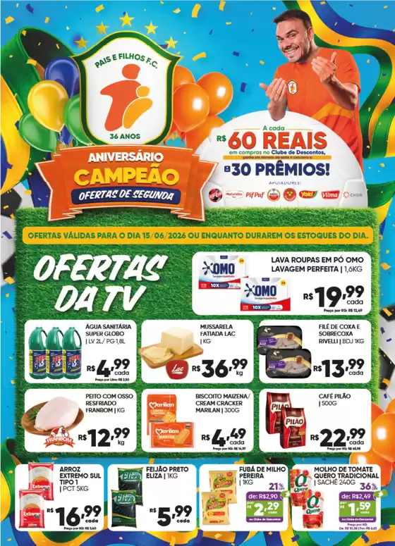 Catálogo Pais e Filhos Supermercados | Encarte Pais e Filhos Supermercados | 2026-06-15T00:00:00.000Z - 2026-06-15T00:00:00.000Z