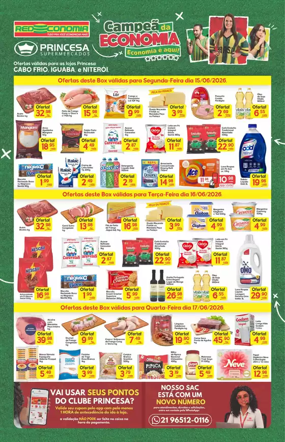 Catálogo Princesa Supermercados | Campeã da Economia CF|IGUA|NIT - 15 a 17/06 | 2026-06-15T00:00:00.000Z - 2026-06-17T00:00:00.000Z