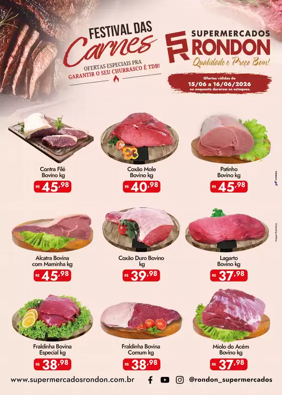 Catálogo Supermercados Rondon | Economize agora com nossas ofertas | 2026-06-15T00:00:00.000Z - 2026-06-16T00:00:00.000Z