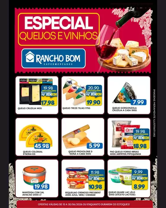 Catálogo Rancho Bom Supermercados | Economize agora com nossas ofertas | 2026-06-15T00:00:00.000Z - 2026-06-30T00:00:00.000Z