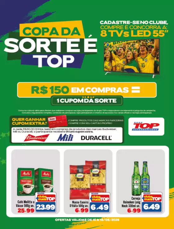 Catálogo Rede Top | Novas ofertas para descobrir | 2026-06-15T00:00:00.000Z - 2026-06-18T00:00:00.000Z