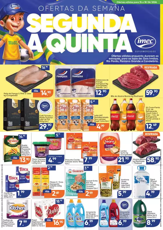 Catálogo Imec Supermercados | BAIXA 15682 IMEC Ofertas da Semana Cluster B 15 a 180626 | 2026-06-15T00:00:00.000Z - 2026-06-18T00:00:00.000Z