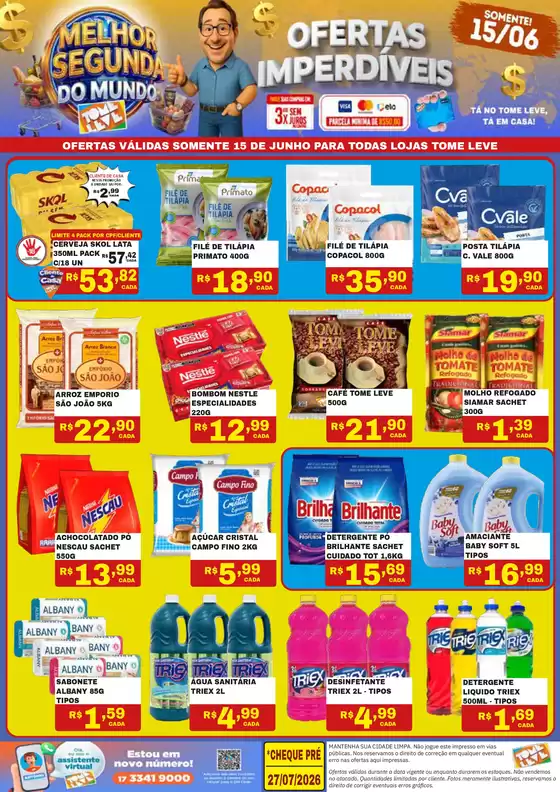 Catálogo Tome Leve | Nossas melhores ofertas para você | 2026-06-15T00:00:00.000Z - 2026-06-15T00:00:00.000Z