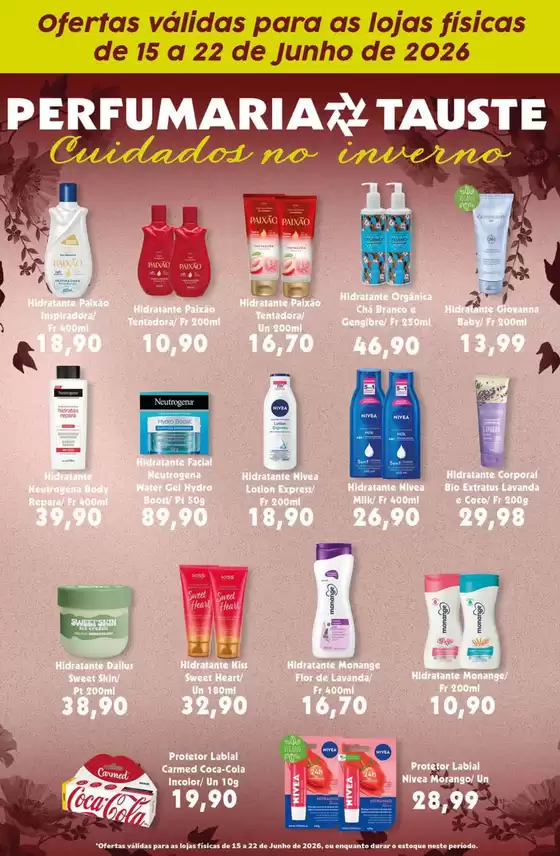 Catálogo Supermercados Tauste | Ofertas Tauste Especial Perfumaria | 2026-06-15T00:00:00.000Z - 2026-06-22T00:00:00.000Z