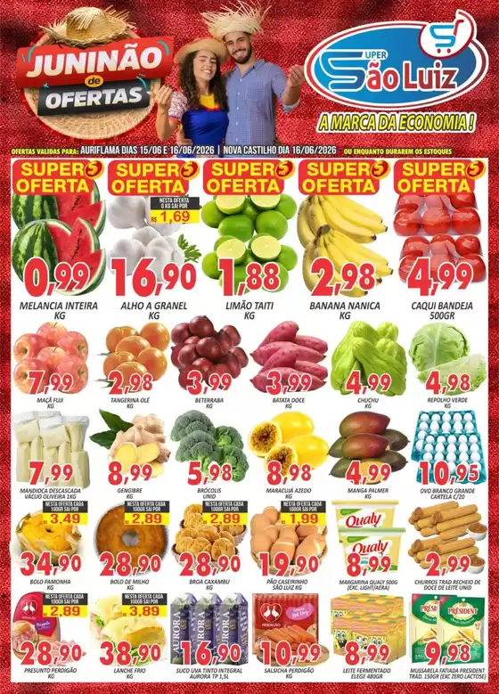 Catálogo Super São Luiz | Encarte Super São Luiz | 2026-06-15T00:00:00.000Z - 2026-06-16T00:00:00.000Z