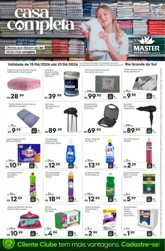 Catálogo Master Supermercados | Casa completa RS | 2026-06-15T00:00:00.000Z - 2026-06-21T00:00:00.000Z