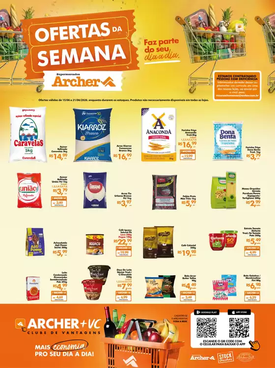 Catálogo Supermercados Archer | Panfletosemanal | 2026-06-15T00:00:00.000Z - 2026-06-21T00:00:00.000Z