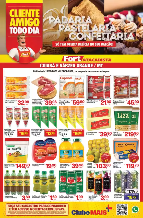 Catálogo Fort Atacadista | MT Fort Food Service Pastelaria Padaria e Confeitaria 15 a 21 JUN 26 | 2026-06-15T00:00:00.000Z - 2026-06-21T00:00:00.000Z