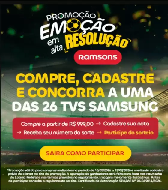 Catálogo Ramsons | Promoção emocão em alta resolução ! | 2026-06-16T00:00:00.000Z - 2026-07-12T00:00:00.000Z