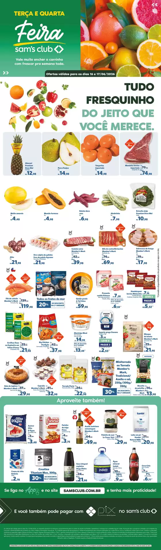Catálogo Sam's Club | Ofertas e promoções atuais | 2026-06-16T00:00:00.000Z - 2026-06-17T00:00:00.000Z