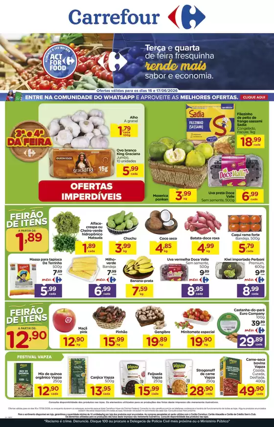 Catálogo Carrefour | Novas ofertas para descobrir | 2026-06-16T00:00:00.000Z - 2026-06-17T00:00:00.000Z