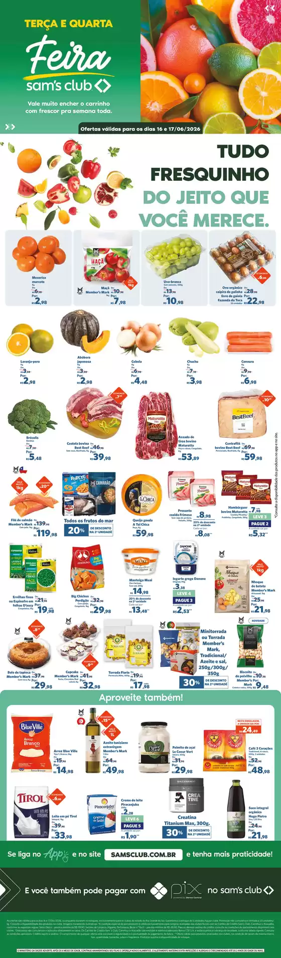 Catálogo Sam's Club | Melhores ofertas e descontos | 2026-06-16T00:00:00.000Z - 2026-06-17T00:00:00.000Z