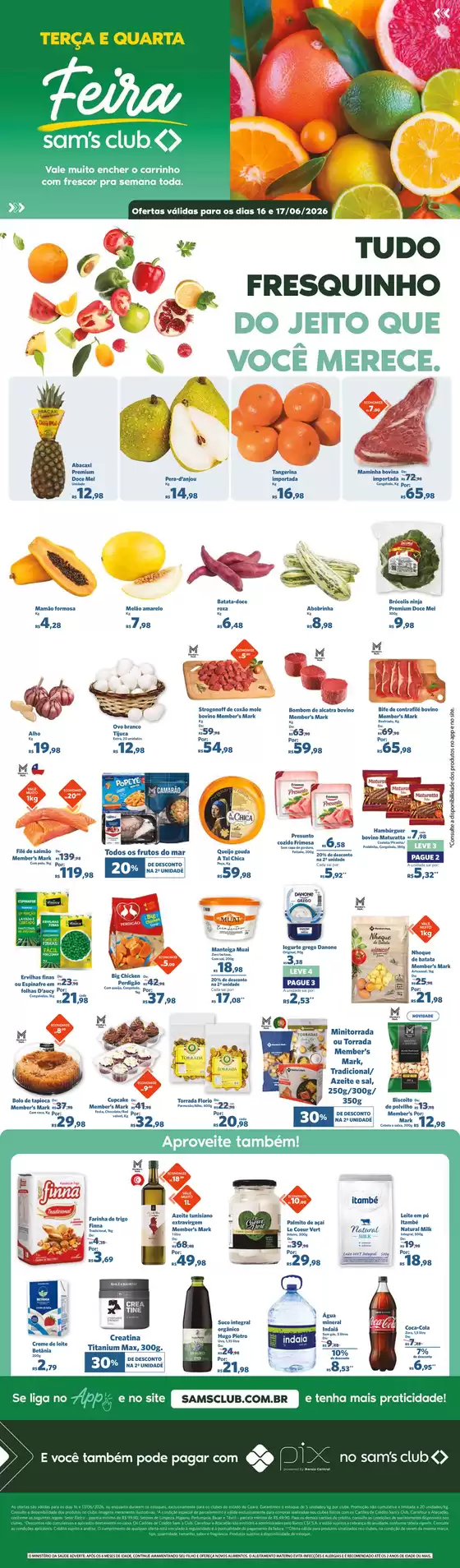 Catálogo Sam's Club | Melhores ofertas para todos os clientes | 2026-06-16T00:00:00.000Z - 2026-06-17T00:00:00.000Z