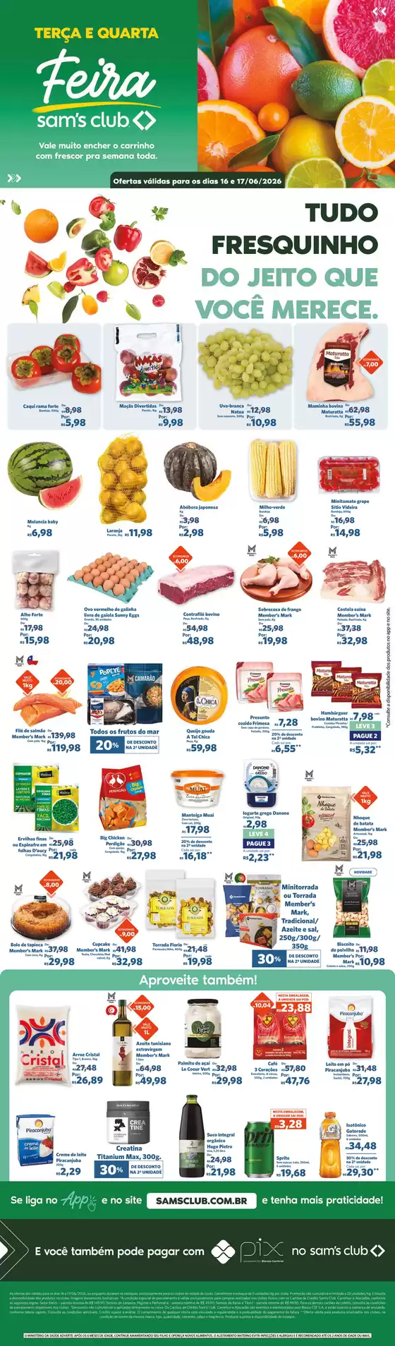 Catálogo Sam's Club | Novas ofertas para descobrir | 2026-06-16T00:00:00.000Z - 2026-06-17T00:00:00.000Z